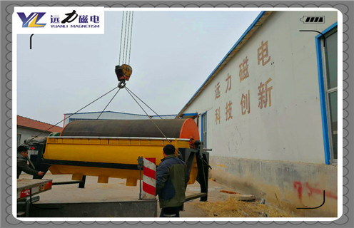 永磁筒式磁选机，江西CTS-1240顺流永磁筒式磁选机_磁铁如何分布_江西CTS-1240顺流永磁筒式磁选机不吸铁如何处理